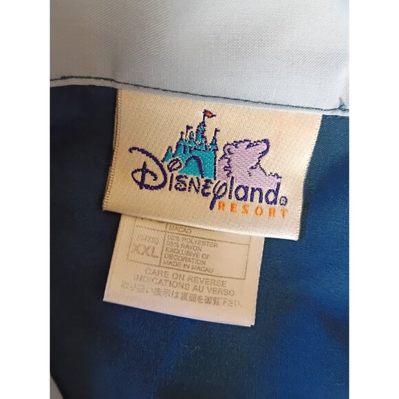 Vintage 90s Disneyland Bowling Shirt 2XL Mickey Mouse The Strike Kings - Picture 8 of 9